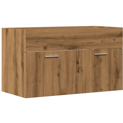 Maison Chic Omarica za umivalnik - Umivalniška omarica artisan hrast 100x38,5x45 cm inž. les, (21758914) Cene