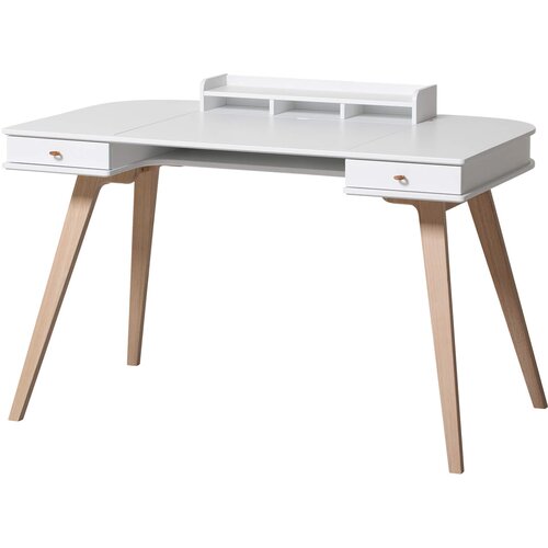 Oliver Furniture&amp;reg; pisaći stol white/oak Slike