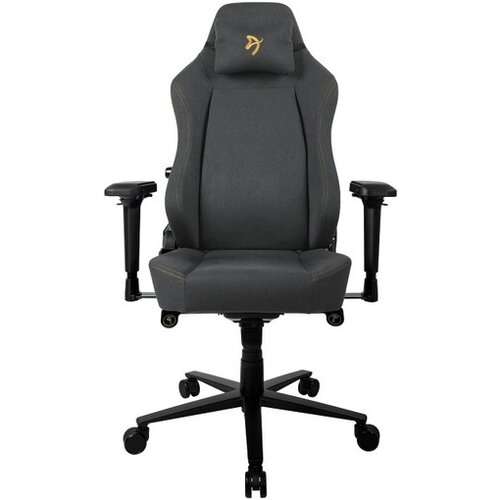 AROZZI gaming stol Primo, mehka tkanina, črn Slike