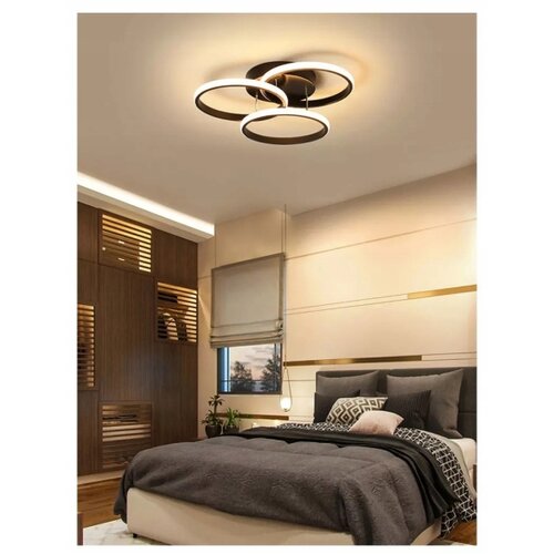  LED prigu&amp;scaron;iva plafonska svetiljka LED/70W/230V 3000-6500K crna + daljinski upravljač Slike