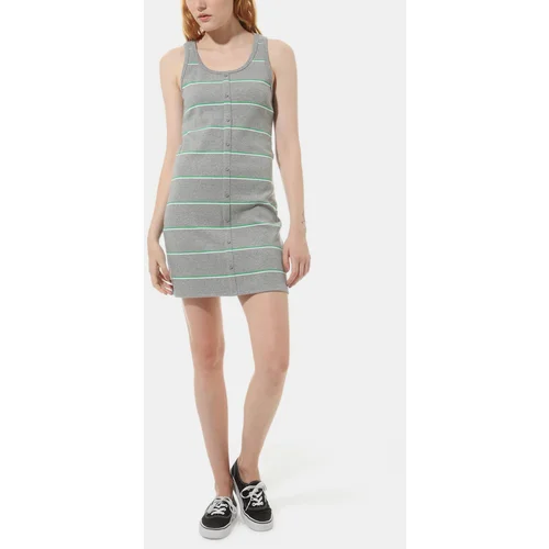 Vans Grey Women's Striped Dress - Women