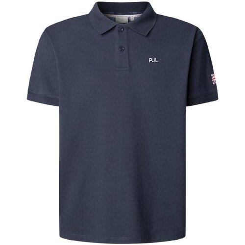 PepeJeans Polo majice kratki rokavi PM5400091 594 Modra Cene