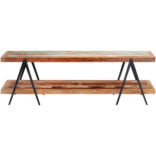 Maison Chic TV omarica - TV stojalo - Televizijska omarica 160x40x50 cm iz trdnega predelanega lesa, (21700806) Slike