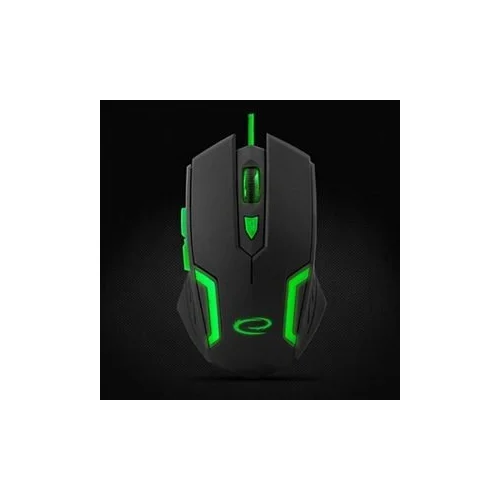  Miš ESPERANZA GAMING FIGHTER 6D MX205, GREEN, 2400dpi, ergonomic, EGM205G