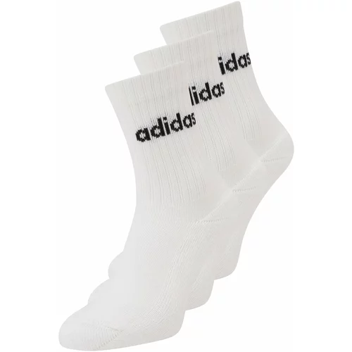 Adidas Športne nogavice 'C LIN CREW 3P' črna / bela