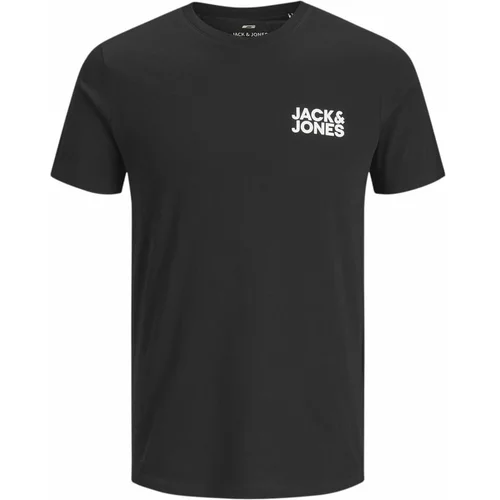 Jack & Jones Majica crna / bijela