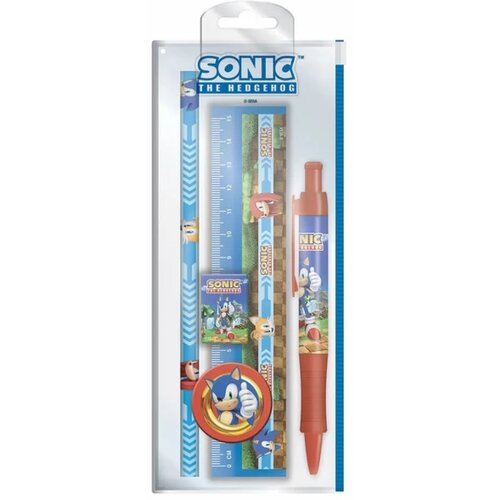 Sonic The Hedgehog - Golden Rings Standard Stationery Set Cene