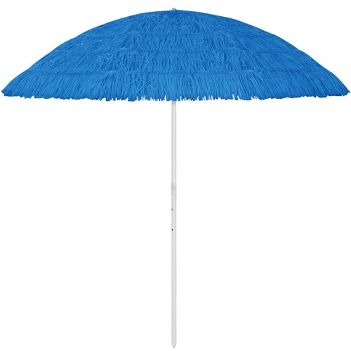 VidaXL Suncobran za plažu Hawaii plavi 300 cm Slike