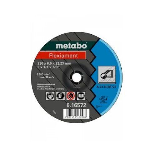 Metabo brusna ploca fi125x40 mm Flexiamant celik 616680000 Slike
