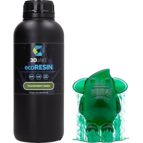 3DJAKE ecoResin Transparent Green, 1.000 g Cene