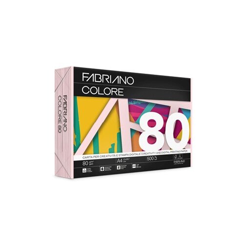  Papir barvni a4 fabriano colore pastelne barve 80gr FABRIANO - SV.ROZA Cene