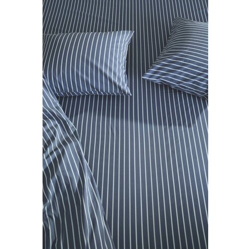 Jotex Bela/modra napenjalna rjuha iz organskega bombaža 180x200 cm Sima &amp;ndash; Slike