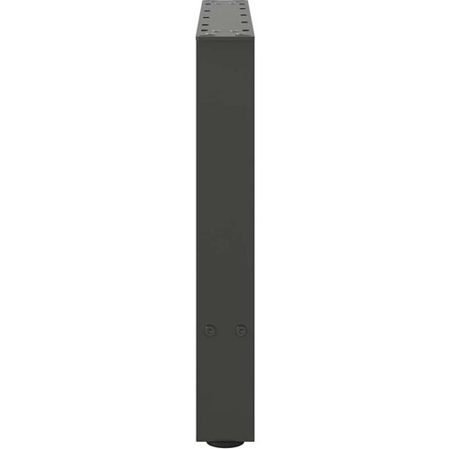 VidaXL Noge za klub stolić antracit boje 2 kom 60 x (42-43) cm čelik - Antracit 60 x (42-43) cm 2 1 Slike