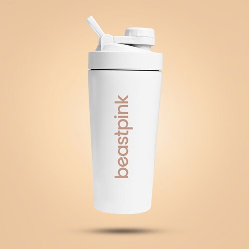 BeastPink &scaron;ejker steel 650 ml white Cene