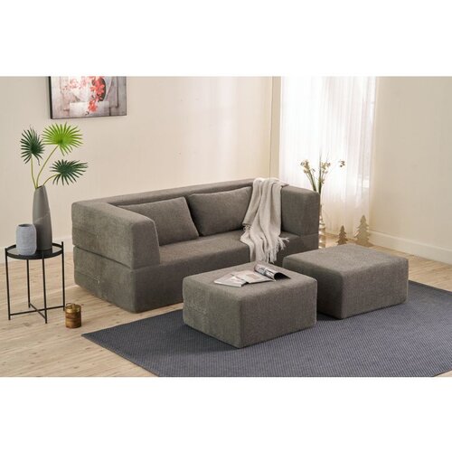 Atelier Del Sofa pirgos - Grey Grey 2-Seat Sofa-Bed Slike