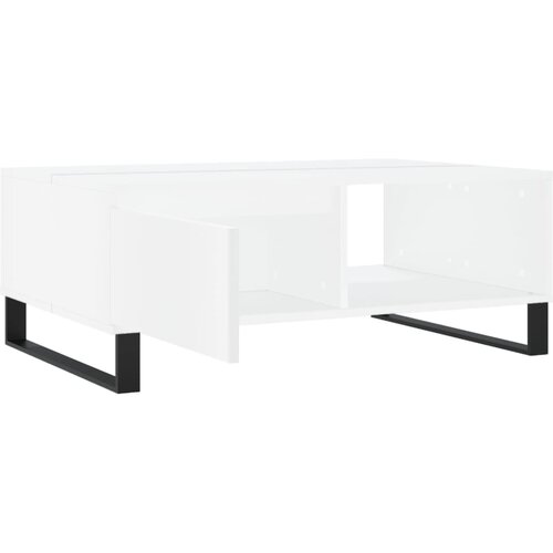  Stolić za kavu bijeli 90 x 60 x 35 cm od konstruiranog drva Slike