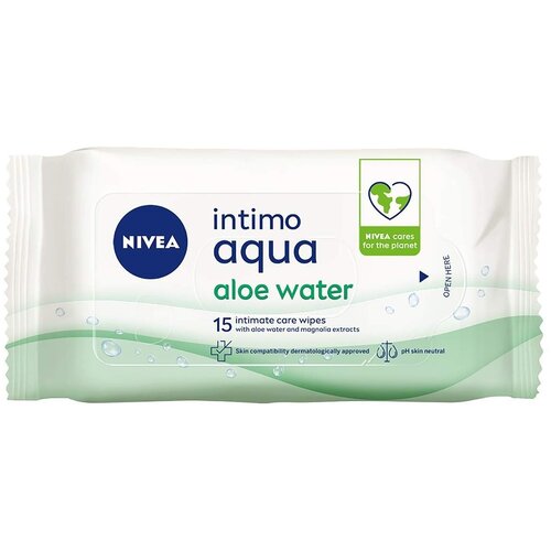 Nivea intimo aqua intimne vlažne maramice aloe water 15kom Cene