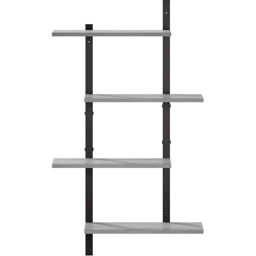  Zidna polica Siva Sonoma 61 x 13.5 x 105.5 cm Prerađeno drvo Slike