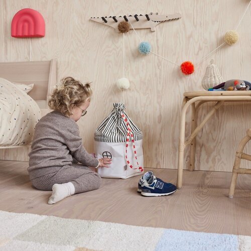 OYOY Mini Krem pamučna dječja posteljina za dječji krevetić 70x100 cm Konfetti &amp;ndash; Slike