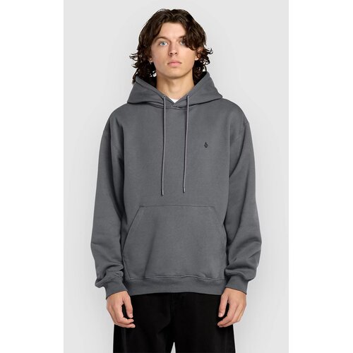 Volcom Single Stone Pw Po Pulover s kapuco asphalt black Cene