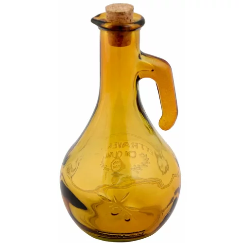 Ego Dekor Rumena steklenička za olje iz recikliranega stekla Ego Dekor Olive, 500 ml