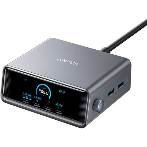 Anker Docking stanica Prime, 200W, 6 Portova GaN , Crni Cene