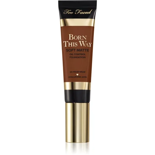 Too Faced Born This Way Soft Matte Foundation matirajući make-up nijansa Cocoa 30 ml