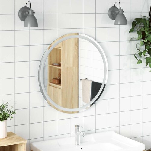  LED kupaonsko ogledalo s ogledalom *Transparent*an &amp;Oslash; 70 cm Slike