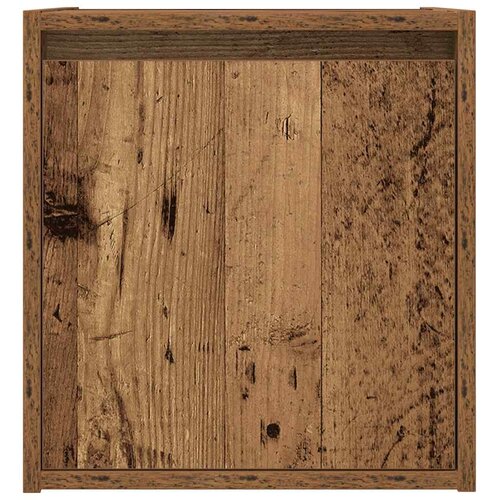  Zidni noćni ormarići 2 kom boja staro drvo 38x34x40 cm Slike