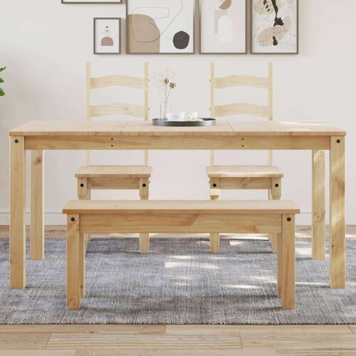  Blagovaonski stol Panama 160x80x75 cm od masivne borovine Slike