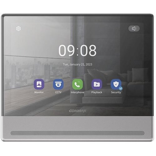 Commax CDV-1004QT - 230Vac verzija - Videofon 10&amp;quot;, HD/CVBS, dodir, memorija, mobilna aplikacija Slike