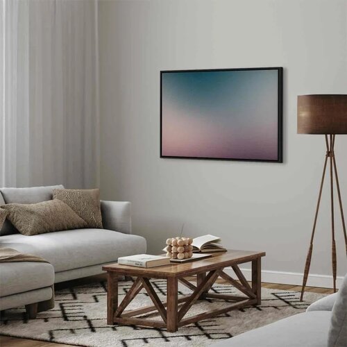  Slika - Nostalgic Gradient - Gradient Composition in Subdued Colors 90x60 U crnom drvenom okviru Slike