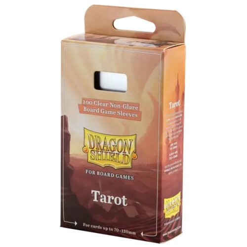 Arcane Tinmen Dragon Shield 100 Board Games Sleeves - Tarot - Non Glare Clear Slike