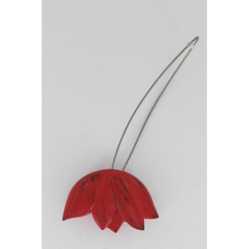 Luance traka za zavese sa magnetom tulipe crveno/crna Slike