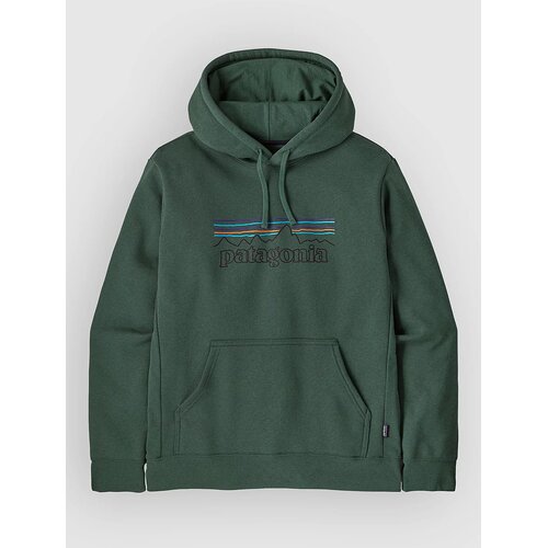 Patagonia P-6 Logo Uprisal Pulover s kapuco p / 6 outline / canopy green Cene