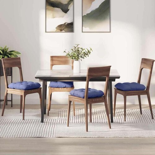  Jastučići za sjedenje 4 pcs Traper plava 40 x 40 x 12 cm Cijene