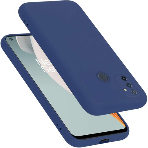 Cadorabo Ohi&scaron;je je združljivo z OnePlus Nord N100 in tekoča modra - Za&scaron;čitni ovitek iz prožnega silikona TPU, (20860248) Cene