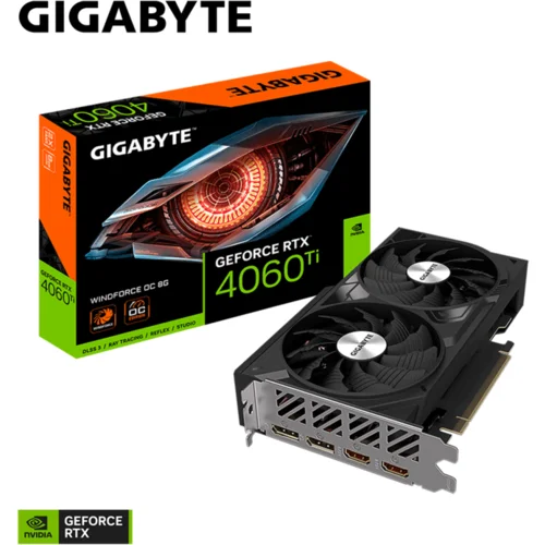 Gigabyte VGA 4060 Ti WF;8GB GDDR6 128bit 2xDP, 2xHDMI;