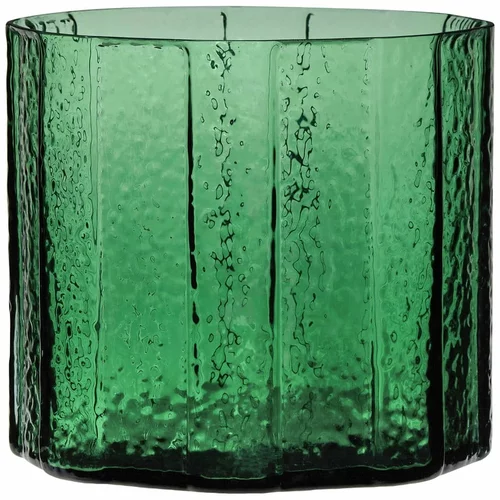 Hübsch Steklena ročno izdelana vaza Emerald - Hübsch
