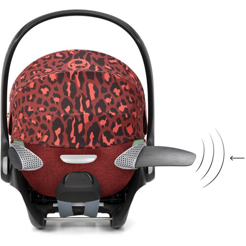 Cybex autosjedalica i-Size 40-87 cm Cloud T Platinum Rosenrot dark red 523000303 Slike