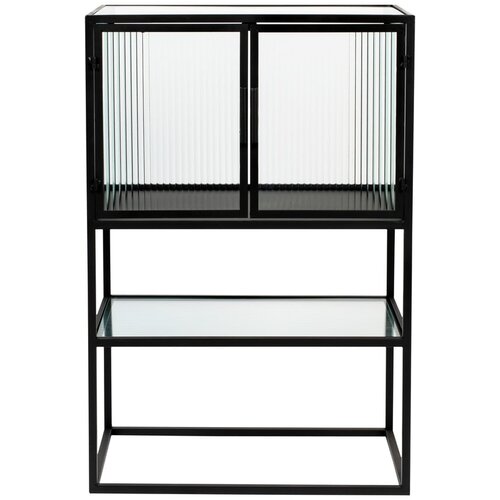 Dutchbone Črna kovinska vitrina 60x90 cm Boli &amp;ndash; Slike