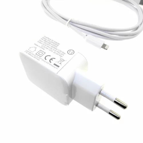 MTXtec USB-C Power Charger 20W Quick Charger EU Wallplug iPhone in iPad Lightning Cable White polnilec za prenosnik, (20526230)