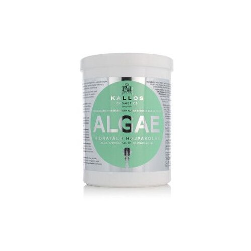 Kallos Cosmetics algae maska za jačanje o&amp;scaron;tećene kose 1000 ml Slike