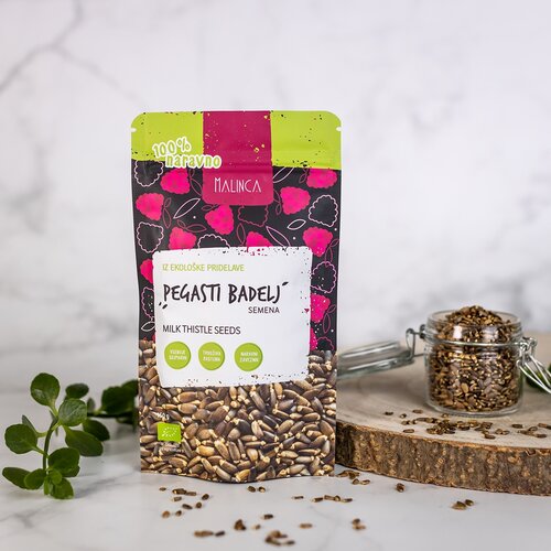 Malinca pegasti badelj semena bio 150g Slike
