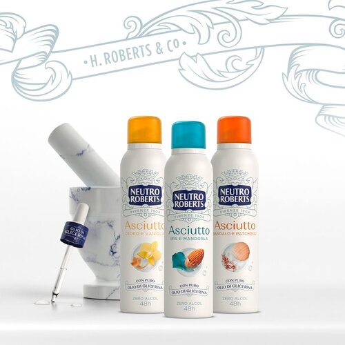 Neutro Roberts Iris e Mandorla dezodorant v pr&amp;scaron;ilu z 48-urnim učinkom 150 ml Slike