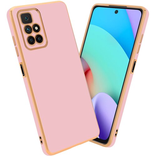 Cadorabo Ohi&scaron;je, združljiv s Xiaomi v sijajnem roza - zlato - za&scaron;čitno prevleko iz fleksibilnega silikona TPU in z za&scaron;čito pred kamero, (20596431) Cene