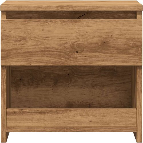 VidaXL Noćni ormarić Artisan hrast 40x30x39 cm izrađeno drvo Slike