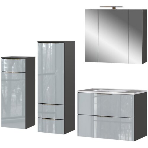 Germania Sivi kupaonski set Crandon 7820 - Cijene