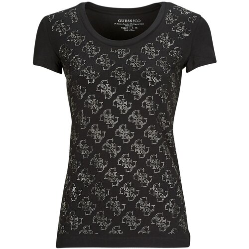 Guess SS VN 4G ALLOVER TEE Crna Cijene