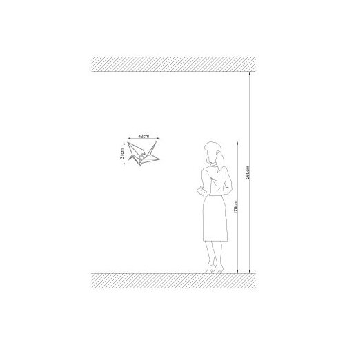 Opviq W-048 black wall lamp Cene